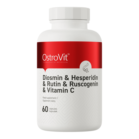 OstroVit Diosmina + Esperidina + Rutina + Ruscogenina + Vitamina C 60 capsule