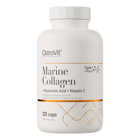 OstroVit Collagene marino + Acido ialuronico + Vitamina C 120 capsule