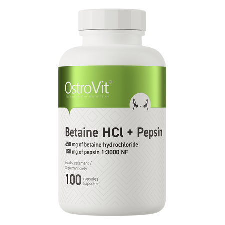 OstroVit Betaina HCl + Pepsina 100 capsule