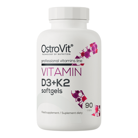 OstroVit Vitamina D3 + K2 90 capsule