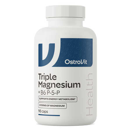 OstroVit Triple Magnesium + B6 P-5-P 90 capsule