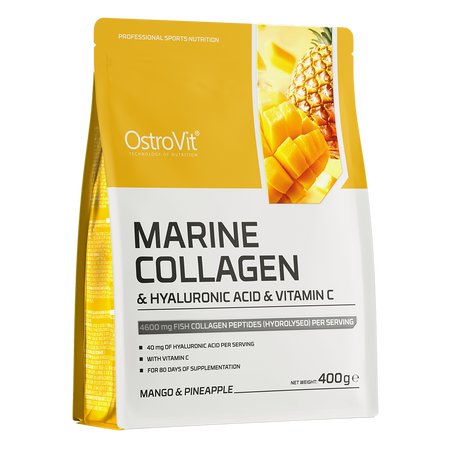 OstroVit Collagene marino + Acido ialuronico + Vitamina C 400 g