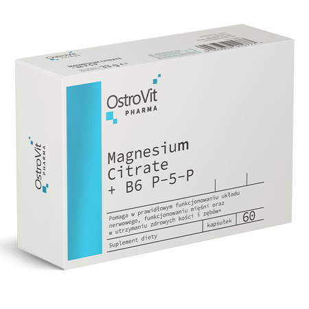 OstroVit Pharma Magnesio Citrato + B6 P-5-P 60 capsule