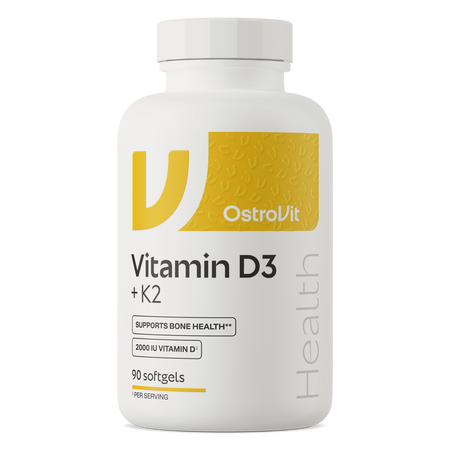 OstroVit Vitamina D3 + K2 90 capsule