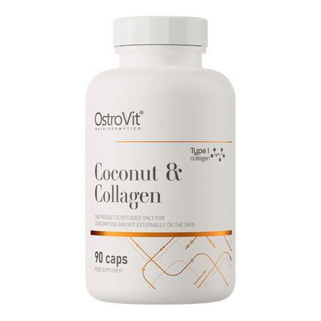 OstroVit Collagene marino + Olio di cocco MCT 90 capsule