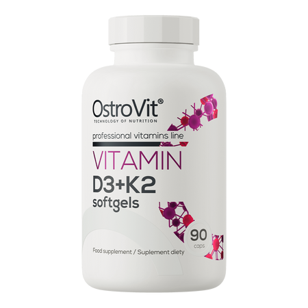 OstroVit Vitamina D3 + K2 90 capsule