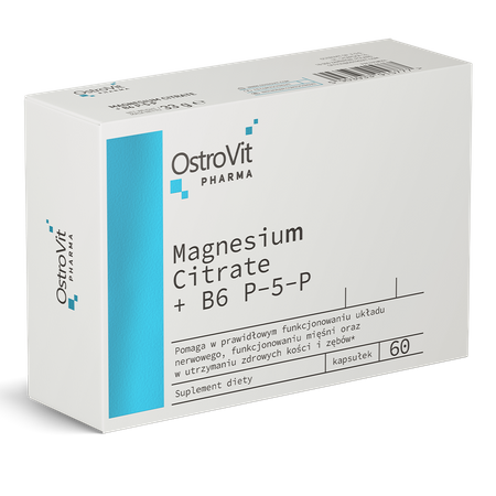 OstroVit Pharma Magnesio Citrato + B6 P-5-P 60 capsule