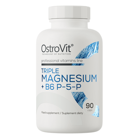 OstroVit Triple Magnesium + B6 P-5-P 90 capsule