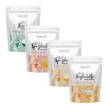 OstroVit Miscela di pasta di riso Konjac 4 x 400 g