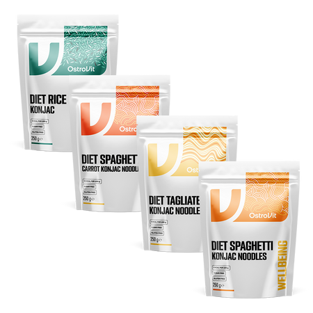 OstroVit Miscela di pasta di riso Konjac 4 x 250 g