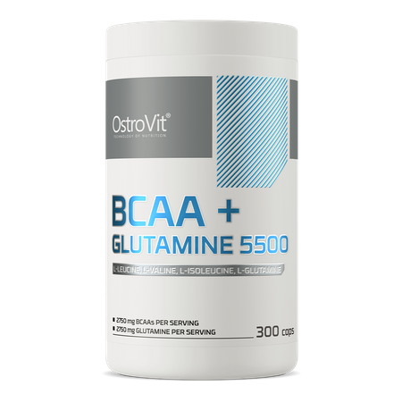 OstroVit BCAA + Glutammina 5500 mg 300 capsule