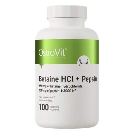 OstroVit Betaina HCl + Pepsina 100 capsule