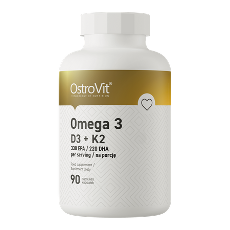 OstroVit Omega 3 D3+K2 90 capsule